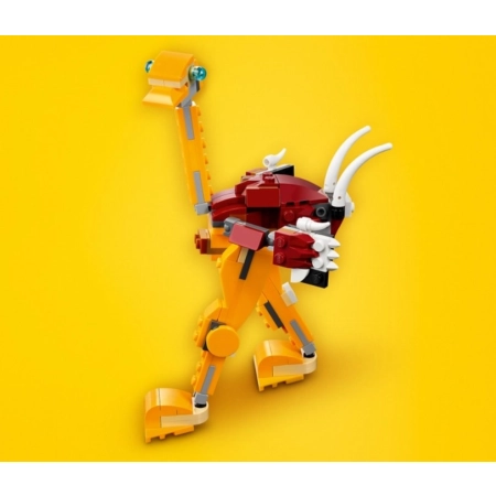 LEGO Creator 3w1 31112 Dziki Lew Struś i Guziec